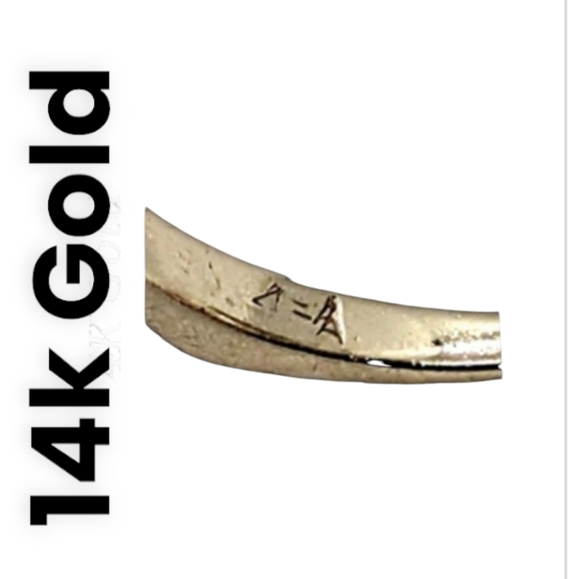 14K Solid Gold Brutalist Diamond Ring. One-of-a-Kind Architectural Design – 5.25 - Picture 9 of 9